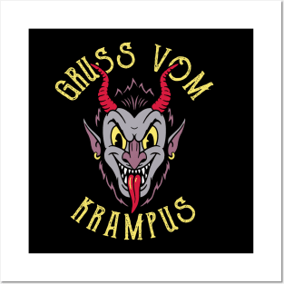 Gruss Vom Krampus Posters and Art